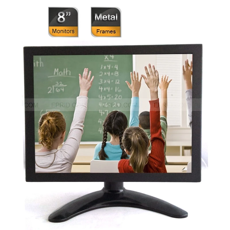 2PCS 8 Professional CCTV Security Color LCD Monitor BNC VGA AV Port Metal Frames 2PCS 8 Professional CCTV Security Color LCD Monitor BNC VGA AV Port Metal Frames<br><br>Aliexpress