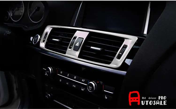 Для BMW X3 F25 2011 2012 2013 2014 2015ABS металлическая внутренняя Передняя Центральная крышка