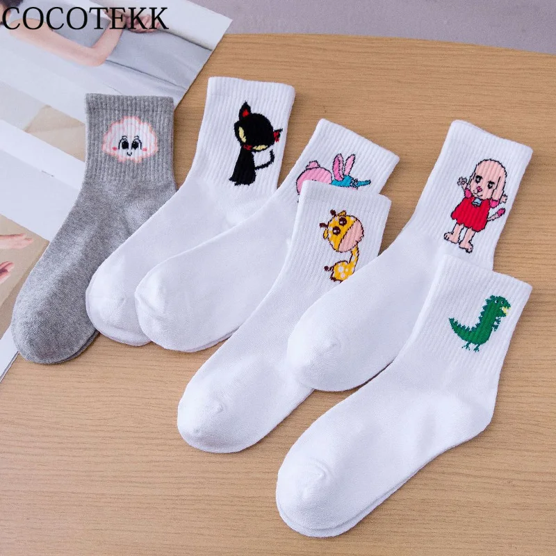 COCOTEKK New Japan Korea Harajuku Fashion Design Dog Dinosaur Cotton Women Socks Funny Cute Cartoon Creative Animal Socks Female 
COCOTEKK New Japan Korea Harajuku Fashion Design Dog Dinosaur Cotton Women Socks Funny Cute Cartoon Creative Animal Socks Female