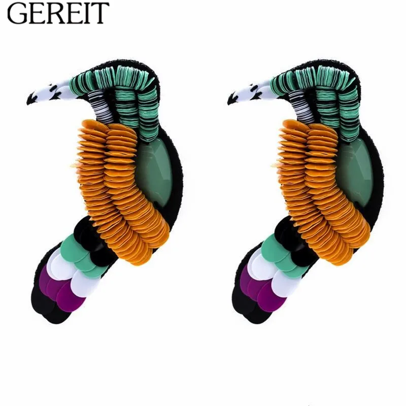 GEREIT European Bohemian Personalized Animal Parrot Acrylic Sequin Bird Earrings Large Statement Earrings For Women Boho Jewelry
GEREIT European Bohemian Personalized Animal Parrot Acrylic Sequin Bird Earrings Large Statement Earrings For Women Boho Jewelry