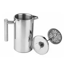 350ml Stainless Steel Coffee Pot Double Walled Cafetiere French Press Coffee Maker With Coffee Filter Tea Coffee Maker Pot
350ml Stainless Steel Coffee Pot Double Walled Cafetiere French Press Coffee Maker With Coffee Filter Tea Coffee Maker Pot