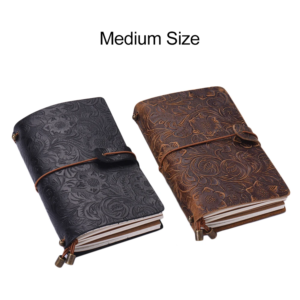 Full Grain n05 n10able Work Travel Embossed n64 Pattern n48 n04 Shell with Elastic Strap Supplies Notebook Diary | Канцтовары для