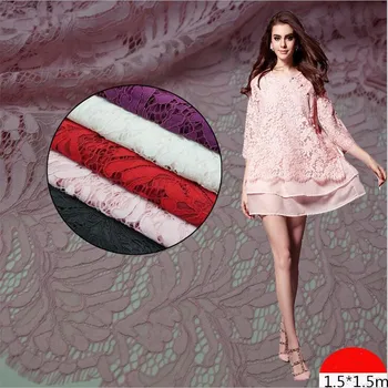 2017 New Lace Fabric High-grade garments Sewing Accessories French Corded Lace African Lace for Party Dress 1.5*1.5m
2017 New Lace Fabric High-grade garments Sewing Accessories French Corded Lace African Lace for Party Dress 1.5*1.5m