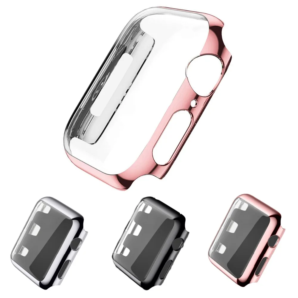 SOONHUA Transparent PC Hard Protective Case Full Shell Frame 38 42mm Screen Protector Cover For iwatch Apple Watch Series 1/2/3
SOONHUA Transparent PC Hard Protective Case Full Shell Frame 38 42mm Screen Protector Cover For iwatch Apple Watch Series 1/2/3