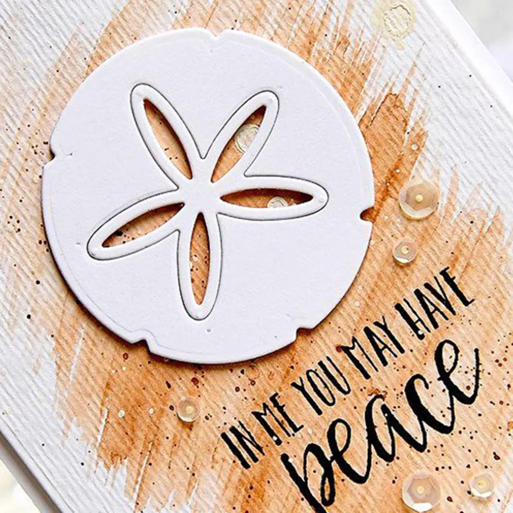 2018 2pcs/Set Sand Dollar Metal Cutting Dies Stencil for Scrapbooking Photo Album Embossing Cards Decorative Crafts dropshipping
2018 2pcs/Set Sand Dollar Metal Cutting Dies Stencil for Scrapbooking Photo Album Embossing Cards Decorative Crafts dropshipping