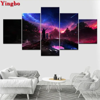 full drill square diamond painting round 5Panel Reflection Space Galaxy Planet rhinestones embroidery diamond landscape mosaic
full drill square diamond painting round 5Panel Reflection Space Galaxy Planet rhinestones embroidery diamond landscape mosaic
