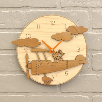 Cartoon Pilot Plane Wall Clock Pilot Children Bedroom Wall Clock Art Clock Kid Room Decor Gift For Kids
Cartoon Pilot Plane Wall Clock Pilot Children Bedroom Wall Clock Art Clock Kid Room Decor Gift For Kids