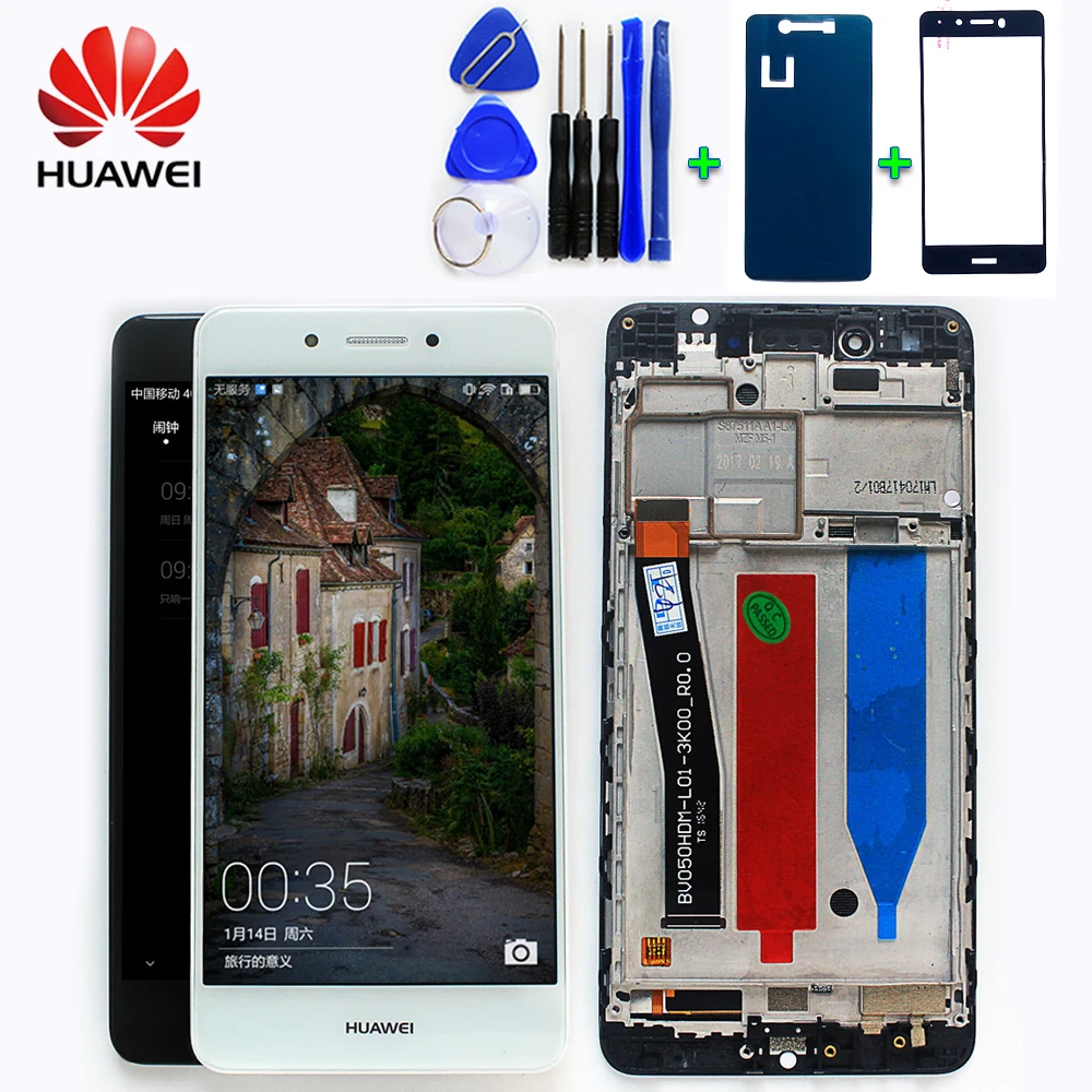 LCD Display For Huawei Honor 6C DIG-L01 / Nova Smart DIG-L21 DIG-L21HN Touch Screen Digitizer Assembly Frame with Free Tools
LCD Display For Huawei Honor 6C DIG-L01 / Nova Smart DIG-L21 DIG-L21HN Touch Screen Digitizer Assembly Frame with Free Tools