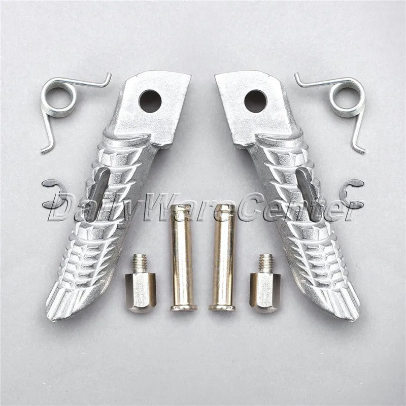 1 Pair Chrome Motorcycle Front Footrest Foot Peg Motorbike Parts Dirtbike Pitbike for Suzuki GSX-R 600 GSX-R750 GSX-R1000
1 Pair Chrome Motorcycle Front Footrest Foot Peg Motorbike Parts Dirtbike Pitbike for Suzuki GSX-R 600 GSX-R750 GSX-R1000