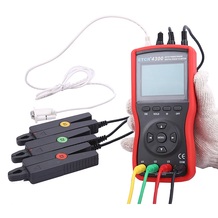 (Guangzhou Yitai) ETCR4300 three-phase digital phase volt ampere meter digital phase meter voltmeter
(Guangzhou Yitai) ETCR4300 three-phase digital phase volt ampere meter digital phase meter voltmeter