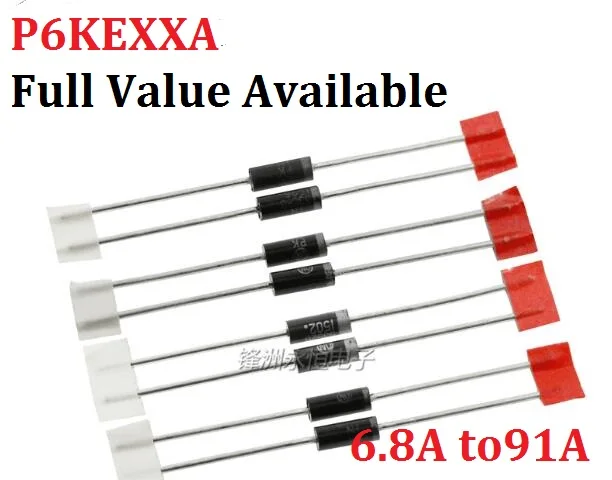 20PCS TVS Diode P6KE6A8/16A/18A/10A/12A/13A/15A/24A/27A/30A/33A/36A/51A/91A TVS Diode PKKE6.8A P6KE16A P6KE18A P6KE15A P6KE36A
20PCS TVS Diode P6KE6A8/16A/18A/10A/12A/13A/15A/24A/27A/30A/33A/36A/51A/91A TVS Diode PKKE6.8A P6KE16A P6KE18A P6KE15A P6KE36A