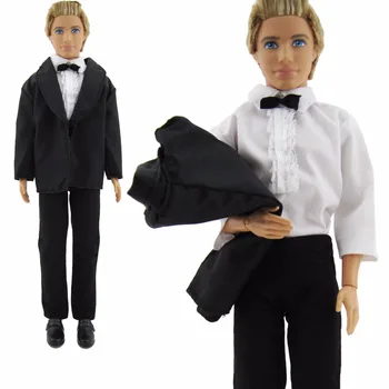 1 Sets Handmade Formal Business Suit Black Coat White Shirt Bowknot Trousers Clothes For Barbie Doll Ken Accessories Kids
1 Sets Handmade Formal Business Suit Black Coat White Shirt Bowknot Trousers Clothes For Barbie Doll Ken Accessories Kids
