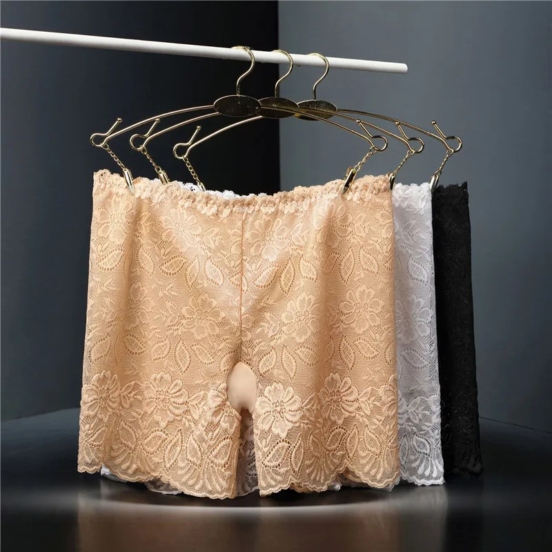 Summer Safety Short Pants Elastic sous vetement Comfortable breathable Lace Sexy anti-light safety pants mid-waist underwear
Summer Safety Short Pants Elastic sous vetement Comfortable breathable Lace Sexy anti-light safety pants mid-waist underwear