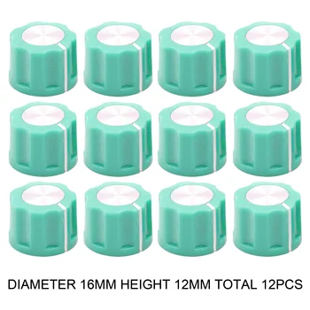 12PCS AUDIO KNOB ABS Plastic Guitar AMP Effect Pedal Stomp Box VOLUME CONTROL Tone Set Pointer Knob Button DIY
12PCS AUDIO KNOB ABS Plastic Guitar AMP Effect Pedal Stomp Box VOLUME CONTROL Tone Set Pointer Knob Button DIY