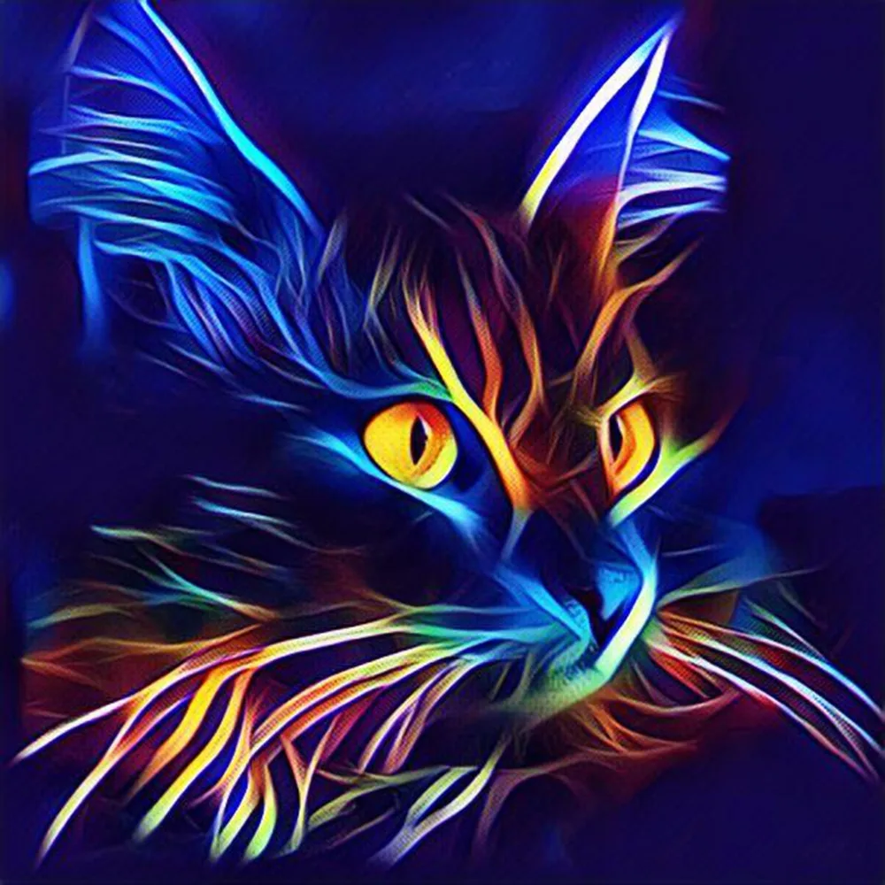 5D DIY Full Diamond Mosaic Paintings Animal New Arrivals Round Blue Luminous Cat Embroidery Kits Rhinestones Art Decoration Home
5D DIY Full Diamond Mosaic Paintings Animal New Arrivals Round Blue Luminous Cat Embroidery Kits Rhinestones Art Decoration Home