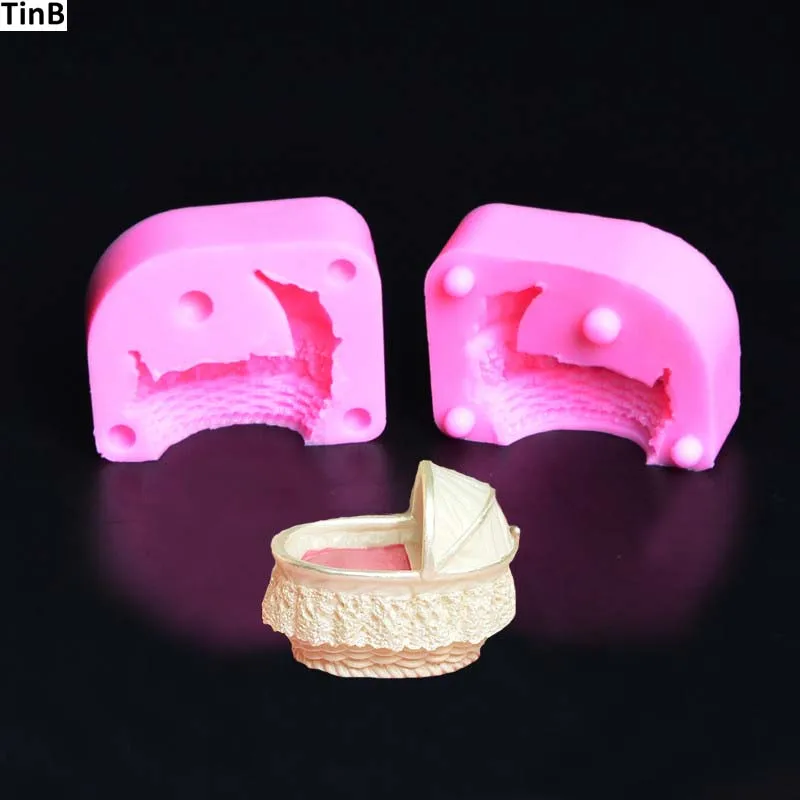 New Baby Crad Silicone Cake Mold Fondant Mold Baking Cake Decorating Tool 3D Pastry Gum Paste Cupcake Chocolate Mold Soap Mould
New Baby Crad Silicone Cake Mold Fondant Mold Baking Cake Decorating Tool 3D Pastry Gum Paste Cupcake Chocolate Mold Soap Mould