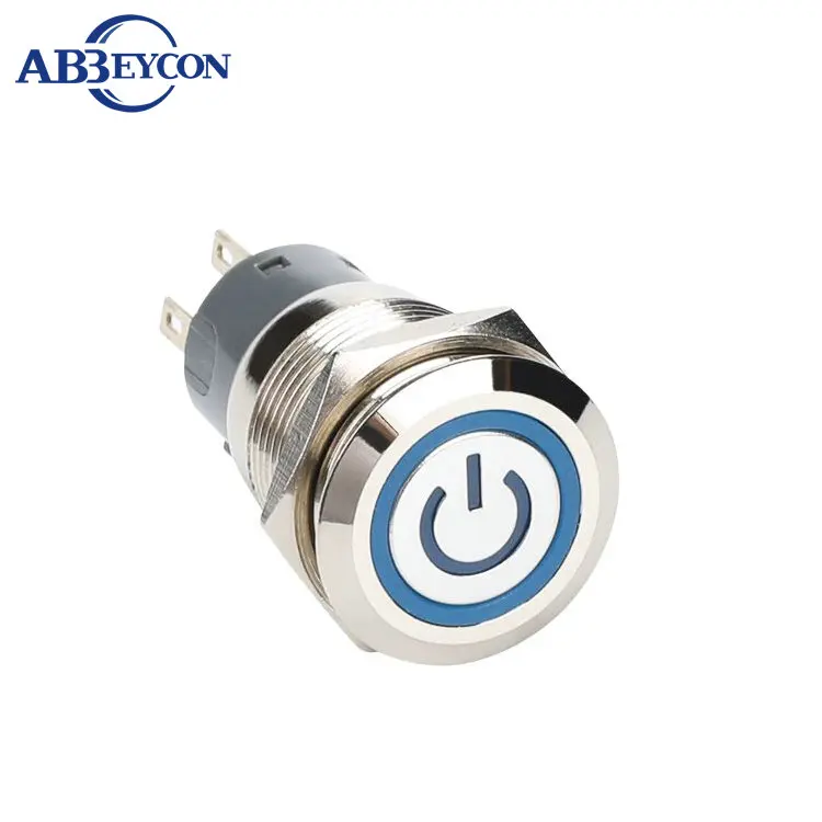 ABBEYCON 19127F Momentary 19mm Power Character Illuninated Flat Head 1NO1NC Metal Button Switch Logo Switch
ABBEYCON 19127F Momentary 19mm Power Character Illuninated Flat Head 1NO1NC Metal Button Switch Logo Switch