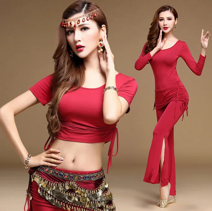 Sexy Modal Oriental Belly Dance Costume Set Crop Top Flare Pants for Sale Women Bellydance Dancing Clothes Dancer Clothing Wear
Sexy Modal Oriental Belly Dance Costume Set Crop Top Flare Pants for Sale Women Bellydance Dancing Clothes Dancer Clothing Wear