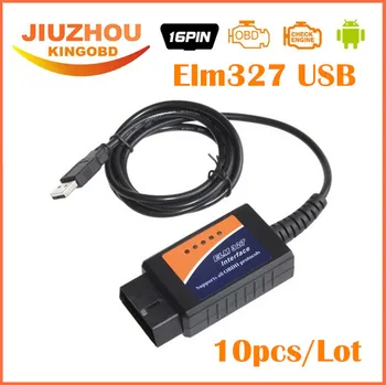 10pcs DHL Free ship 2017 ELM327 USB OBD2 Auto car Diagnostic Tool ELM 327 V2.1 USB Interface OBDII CAN-BUS Scanner hot selling 
10pcs DHL Free ship 2017 ELM327 USB OBD2 Auto car Diagnostic Tool ELM 327 V2.1 USB Interface OBDII CAN-BUS Scanner hot selling