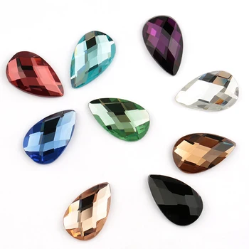 QIAO 2019 High Quality 11*18mm Drop Non hotfix Flatback Paste Rhinestones Crystal Glass Stones for Clothing Decoration
QIAO 2019 High Quality 11*18mm Drop Non hotfix Flatback Paste Rhinestones Crystal Glass Stones for Clothing Decoration