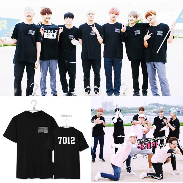 kpop Bangtan Boys RUNNING MAN program JIMIN SUGA V JUNGKOOK clothes short sleeved T-shirt k-pop harajuku tshirt k pop t shirt
kpop Bangtan Boys RUNNING MAN program JIMIN SUGA V JUNGKOOK clothes short sleeved T-shirt k-pop harajuku tshirt k pop t shirt
