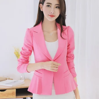 2020 Spring summer women new Korean version of the small suit lady shirt Slim fashion jacket casual suit female Y200
2020 Spring summer women new Korean version of the small suit lady shirt Slim fashion jacket casual suit female Y200