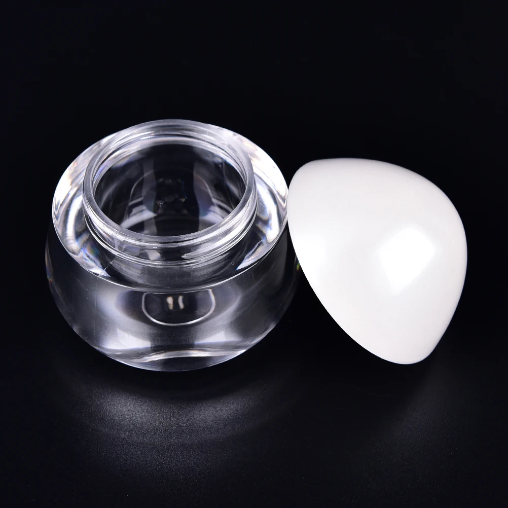 15g AS cream jar Empty face care cosmetic container White cap diy make up tins Egg shape sample jar refillable box
15g AS cream jar Empty face care cosmetic container White cap diy make up tins Egg shape sample jar refillable box
