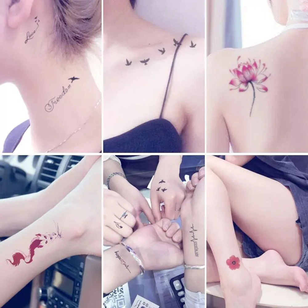 New 2018 30 sheets/set Classic Tattoo Waterfproof Fake Temporary Tattoo Sticker Body Cat Star Infinity Bird Tattoo Small
New 2018 30 sheets/set Classic Tattoo Waterfproof Fake Temporary Tattoo Sticker Body Cat Star Infinity Bird Tattoo Small