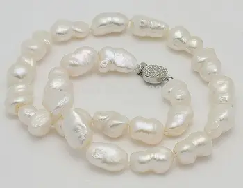 zxia HOT## Wholesale price ^^^^^^Beautiful Natural White Baroque Cultured Pearls Necklace 17"
zxia HOT## Wholesale price ^^^^^^Beautiful Natural White Baroque Cultured Pearls Necklace 17"