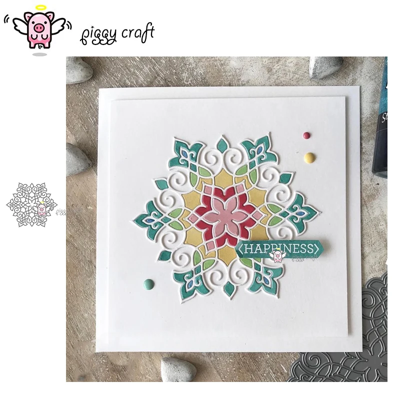 Piggy Craft metal cutting dies cut die mold Lace flower decoration Scrapbooking Album Embossing Paper Cards Making Crafts Die
Piggy Craft metal cutting dies cut die mold Lace flower decoration Scrapbooking Album Embossing Paper Cards Making Crafts Die