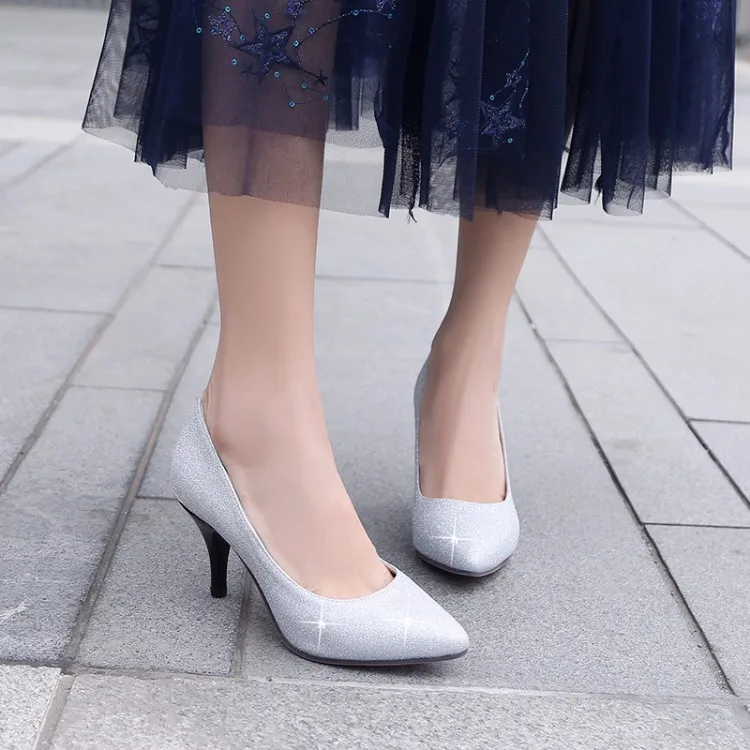 Big Size 11 12 13 ladies high heels women shoes woman pumps Fine-heeled, pointed, shallow, high-heeled, polished single shoe
Big Size 11 12 13 ladies high heels women shoes woman pumps Fine-heeled, pointed, shallow, high-heeled, polished single shoe