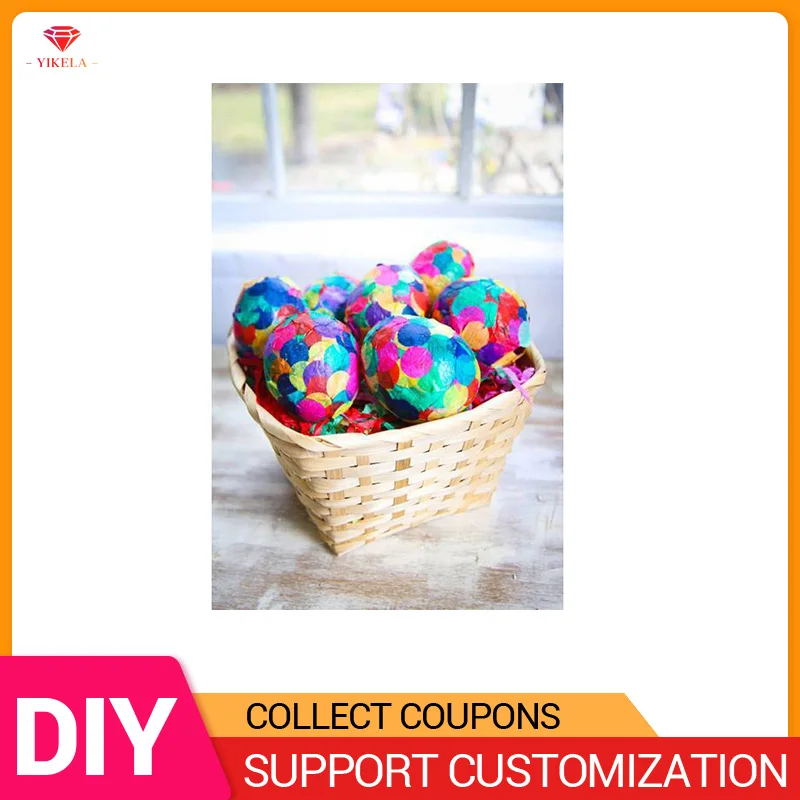 YIKELA DIY Diamond Painting Easter Egg Embroidery 5D Full Round Mosaic Rhinestone Home Decoration Festival Handmade
YIKELA DIY Diamond Painting Easter Egg Embroidery 5D Full Round Mosaic Rhinestone Home Decoration Festival Handmade