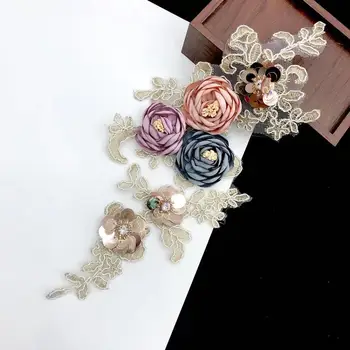 Computer Gold Embroidered Color Stereo Handmade Flower Sticky Beads Flower DIY Women's Dress Jewelry Accessories
Computer Gold Embroidered Color Stereo Handmade Flower Sticky Beads Flower DIY Women's Dress Jewelry Accessories