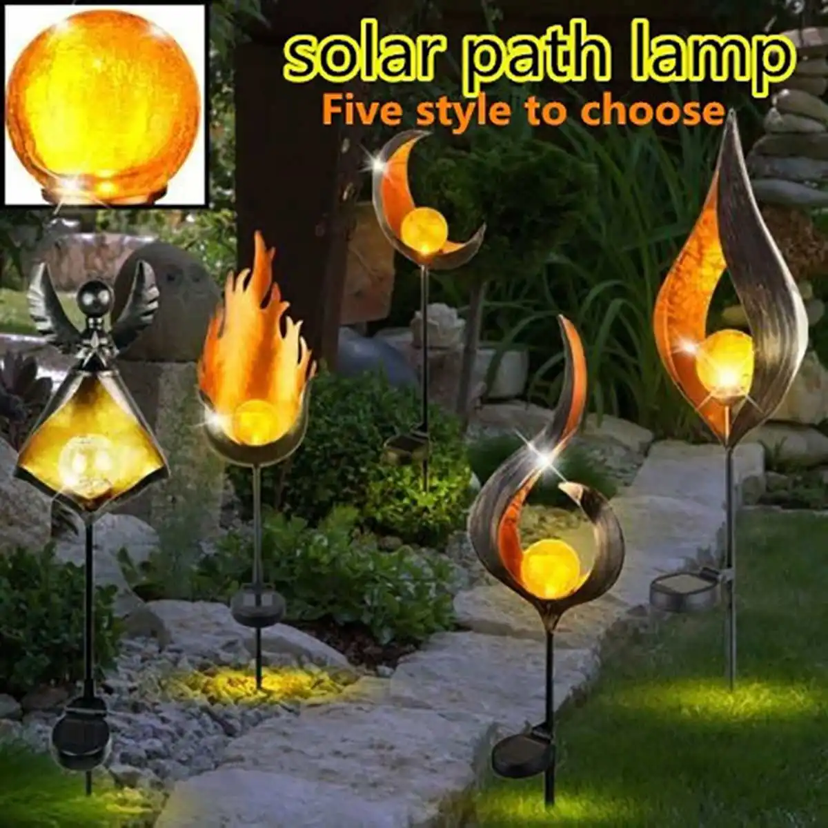 Solar LED Simulate Flame Lawn Lantern Lamp Waterproof Outdoor Lights for Walkway Lawn Path Garden LED Landscape Lamps
Solar LED Simulate Flame Lawn Lantern Lamp Waterproof Outdoor Lights for Walkway Lawn Path Garden LED Landscape Lamps