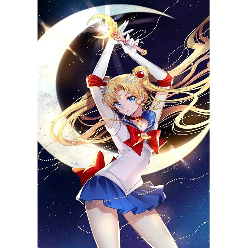 Full Round Square 5D Diy Diamond Painting Cartoon Sailor Moon Picture Cross Stitch Diamond Embroidery kits Mosaic Pattern Arts
Full Round Square 5D Diy Diamond Painting Cartoon Sailor Moon Picture Cross Stitch Diamond Embroidery kits Mosaic Pattern Arts