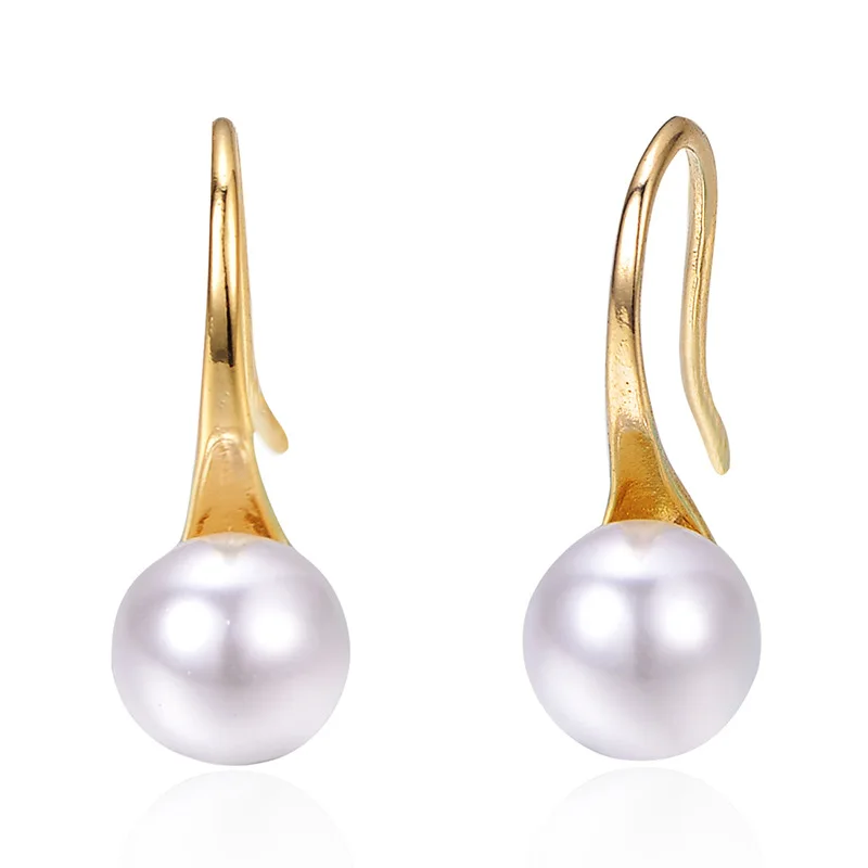 2018 Fashion Pearl Earrings Natural 8-8.5MM Freshwater Pearl Spoon Earrings For Women Girl 18K Gold Jewelry Gifts 
2018 Fashion Pearl Earrings Natural 8-8.5MM Freshwater Pearl Spoon Earrings For Women Girl 18K Gold Jewelry Gifts