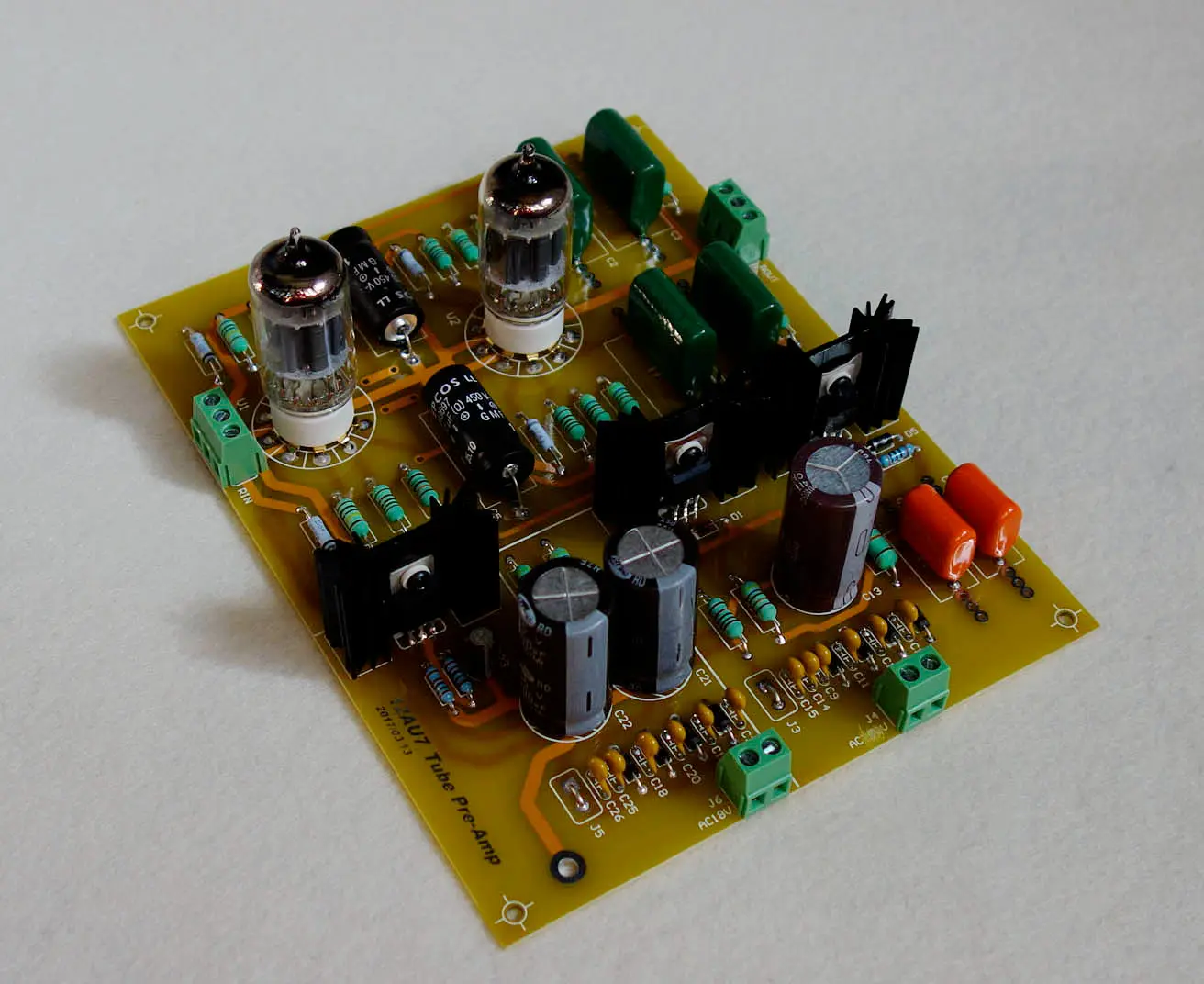 12AU7 ECC82hifi Have a Fever before PCB Bile Tube Parts Finished Plate Front Amps DIY Kit
12AU7 ECC82hifi Have a Fever before PCB Bile Tube Parts Finished Plate Front Amps DIY Kit