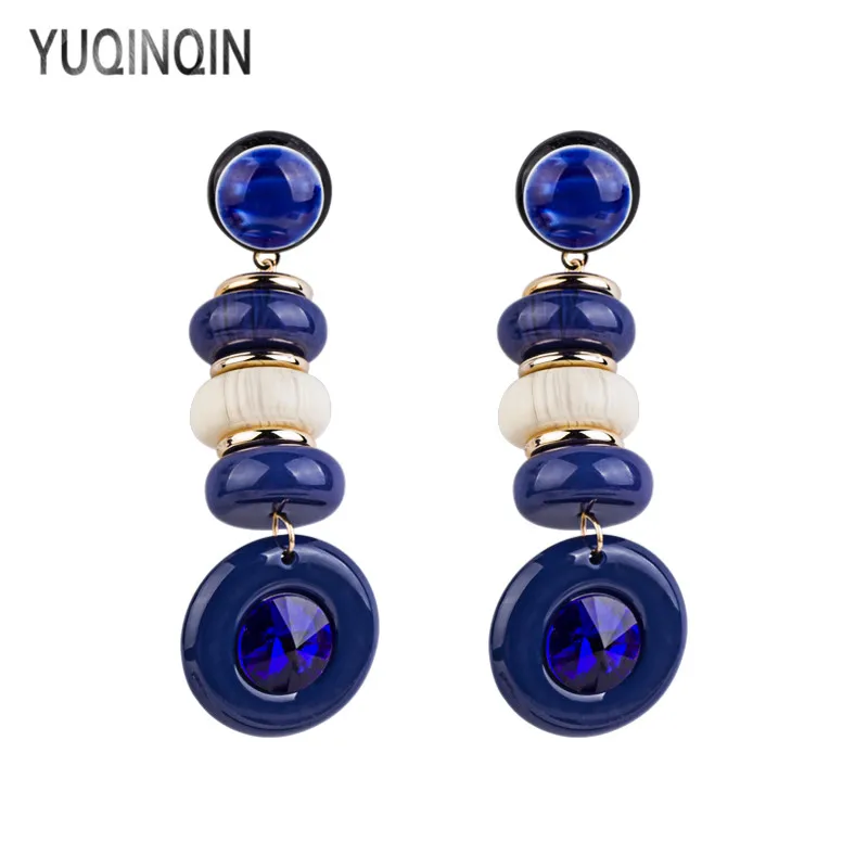 YUQINQIN Classic Drop Earrings for Women Acrylic Earrings Female Resin Statement Long Round Dangling Fashion Elegant Earring
YUQINQIN Classic Drop Earrings for Women Acrylic Earrings Female Resin Statement Long Round Dangling Fashion Elegant Earring