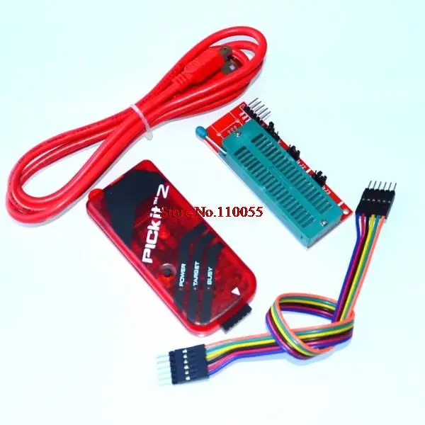 PICKIT2 Programmer + PIC ICD2 PICKit 2 PICKIT 3 Programming Adapter Universal Programmer Seat FZ0508
PICKIT2 Programmer + PIC ICD2 PICKit 2 PICKIT 3 Programming Adapter Universal Programmer Seat FZ0508