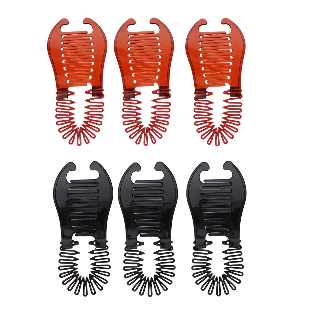 3Pcs Interlocking Banana Combs Hairclip French Side Combs Holder Vintage Soft & Bendable Plastic Updo Hair Clip Elastics Ties
3Pcs Interlocking Banana Combs Hairclip French Side Combs Holder Vintage Soft & Bendable Plastic Updo Hair Clip Elastics Ties