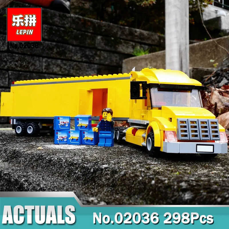 Lepin 02036 City Yellow Bricks Transportation Truck 298Pcs Legoing City Building Blocks Toys For Children Legoingly 3221
Lepin 02036 City Yellow Bricks Transportation Truck 298Pcs Legoing City Building Blocks Toys For Children Legoingly 3221