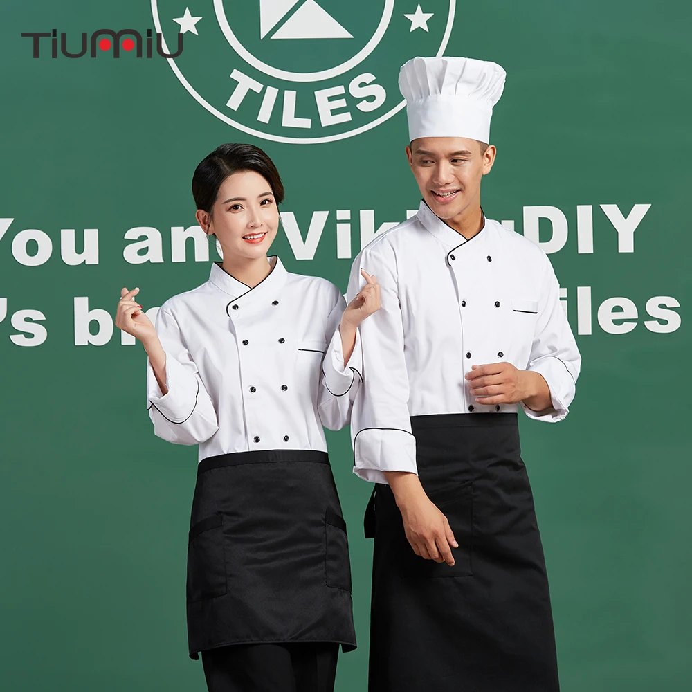 Chef Jacket Unisex Chef Work Uniforms Restaurant Bakery Kitchen Work Wear Cloth Long Sleeve Breathable Cook Coats Wholesale
Chef Jacket Unisex Chef Work Uniforms Restaurant Bakery Kitchen Work Wear Cloth Long Sleeve Breathable Cook Coats Wholesale