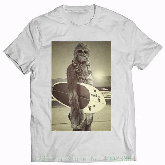 Chewbacca Surfer Retro Vintage Mens Cotton White T Shirt. Cartoon Print Short Sleeve T Shirt Free Shipping
Chewbacca Surfer Retro Vintage Mens Cotton White T Shirt. Cartoon Print Short Sleeve T Shirt Free Shipping