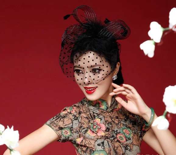 FW12 Beautiful Black/White/Red/Pink/Purple Birdcage Bridal Flower Feathers Fascinator Bride Wedding Hats Face Veils
FW12 Beautiful Black/White/Red/Pink/Purple Birdcage Bridal Flower Feathers Fascinator Bride Wedding Hats Face Veils