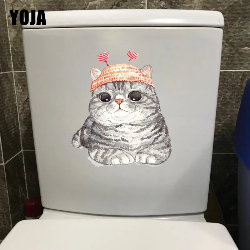 YOJA 19.3*22.4CM Lovely Watercolor Cat Toilet Sticker Decor Home Room Wall Decal Mural T1-0128
YOJA 19.3*22.4CM Lovely Watercolor Cat Toilet Sticker Decor Home Room Wall Decal Mural T1-0128