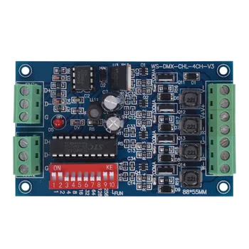 Factory direct WS-DMX-CHL-4CH decoder DMX12 controller dmx decoder 512 controller
Factory direct WS-DMX-CHL-4CH decoder DMX12 controller dmx decoder 512 controller