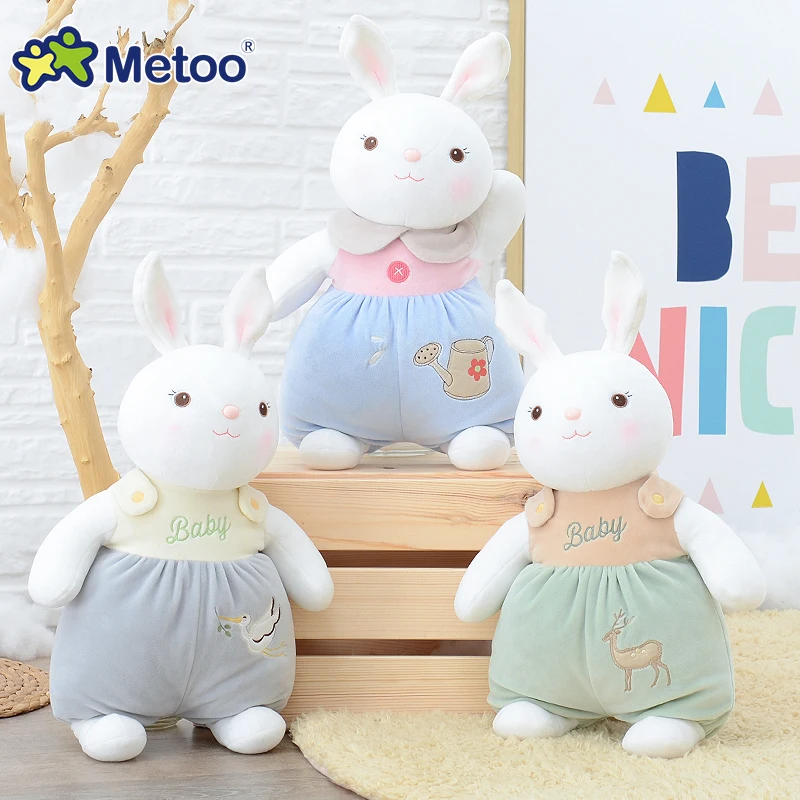 

New 39cm Plush Sweet Cute Lovely Stuffed Baby Kids Toys for Girls Birthday Christmas Gift Tiramitu Rabbits Mini Metoo Doll