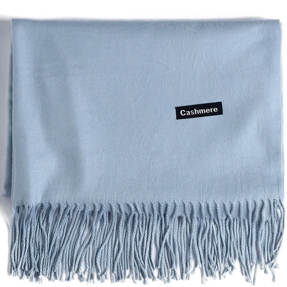 Cashmere Solid Scarf Shawl Autumn Winter Wrap Warm Large Soft Comfortable Hijab Thick Lady Women Pashmina Luxury Light Grey
Cashmere Solid Scarf Shawl Autumn Winter Wrap Warm Large Soft Comfortable Hijab Thick Lady Women Pashmina Luxury Light Grey
