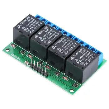 Self-locking Relay Module 4 Channel 5V Flip-Flop Latch Delay Relay Bistable Self-locking Low Pulse Trigger Module
Self-locking Relay Module 4 Channel 5V Flip-Flop Latch Delay Relay Bistable Self-locking Low Pulse Trigger Module
