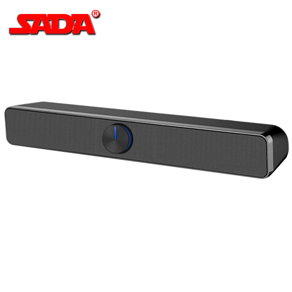 SADA V-193 USB Wired Computer Speaker SoundBar Stereo Subwoofer Powerful Music Player Bass Surround Sound Box 3.5mm Audio Input
SADA V-193 USB Wired Computer Speaker SoundBar Stereo Subwoofer Powerful Music Player Bass Surround Sound Box 3.5mm Audio Input